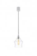 Lampy sufitowe - Kaspa Longis II lampa wisząca 1-punktowa (przewód retro) 10132109 - miniaturka - grafika 1