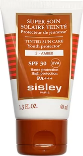 Sisley Super Soin Solaire Tinted Sun Care SPF30 ochronny krem koloryzujący do twarzy 3 Amber 40ml - Kremy do twarzy - miniaturka - grafika 1