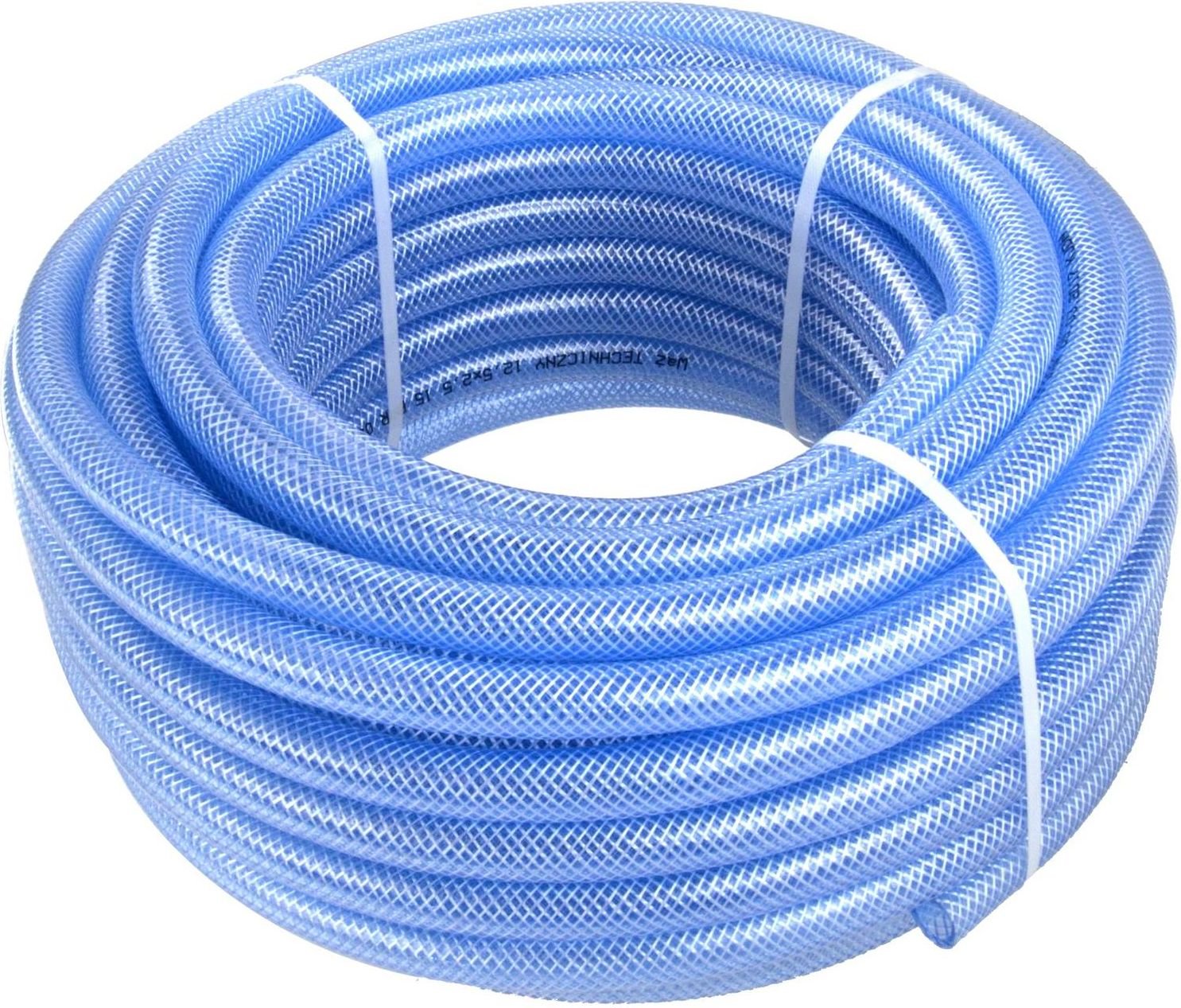Geko wąż techniczny 10x2,5mm zbrojony niebieski 1mb 25m G73702