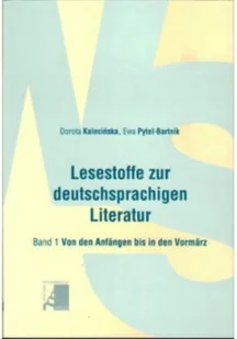 Lesestoffe zur deutschsprachigen Literatur Band 1 Von den Anfangen bis in den Vormarz - Książki o kulturze i sztuce - miniaturka - grafika 1