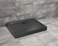 Brodziki prysznicowe - Radaway Doros D Compact Stone brodzik 120x80 czarny SDRD1280-05-54S - miniaturka - grafika 1