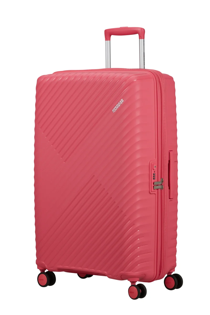 Walizka duża TSA powiększana 78 cm American Tourister Diablast różowa