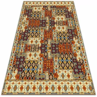 Winylowy dywan Geometryczny patchwork 80x120 cm - Dywany - miniaturka - grafika 1