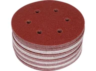 Materiały ścierne - KRĄŻEK ŚCIERNY NA RZEP 6 OTWORÓW, P240 150MM 50SZT. - miniaturka - grafika 1
