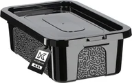 Pudła i pojemniki do przechowywania - Kadax KADAX Poj Multibox 4,5L 1712 czarny13 33x20x10 - miniaturka - grafika 1