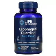 Układ pokarmowy - Life Extension - Esophageal Guardian, Aromat Jagodowy, 60 tabletek do żucia - miniaturka - grafika 1