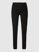 Spodnie damskie - Jeansy o kroju skinny fit z barwionego denimu - miniaturka - grafika 1