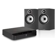 Zestawy stereo - Bluesound POWERNODE EDGE (czarny) + 606 S3 (czarny) - miniaturka - grafika 1
