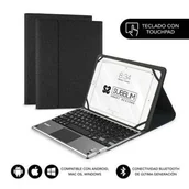 Akcesoria do tabletów i e-booków - Podstawka z panelem dotykowym Subblim Keytab Pro Bluetooth do tabletów 10,1"-10,8"/czarny - miniaturka - grafika 1