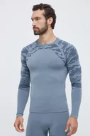 Bielizna sportowa męska - Smartwool longsleeve funkcyjny Intraknit Active kolor szary - miniaturka - grafika 1