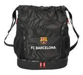 Plecaki - F.C. BARCELONA BLACK - Plecak do plecaka, idealny dla dzieci w różnym wieku, wygodny i wszechstronny, jakość i wytrzymałość, 34 x 15 x 43 cm, kolor czarny, Czarny (Black), Estándar, Casual - miniaturka - grafika 1