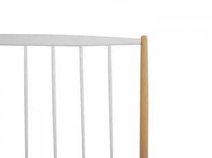 Łóżko metalowe 140 x 200 cm białe MAURS - Łóżka Łóżko metalowe 140 x 200 cm białe MAURS - Łóżka - miniaturka - grafika 8