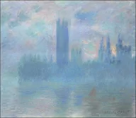 Plakaty - Galeria Plakatu, Plakat, Houses of Parliament, London, Claude Monet, 50x50 cm - miniaturka - grafika 1