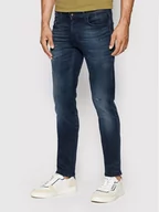 Spodnie męskie - Jack&Jones Jeansy Glenn 12193402 Granatowy Slim Fit - miniaturka - grafika 1