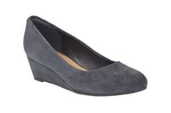 Półbuty damskie - Vendra Bloom [navy suede] - rozmiar 37.5 - miniaturka - grafika 1