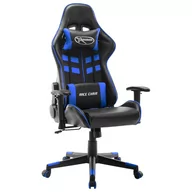Fotele gamingowe - vidaXL Fotel gamingowy czarno-niebieski 20502 20502 - miniaturka - grafika 1