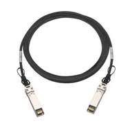 Kable światłowodowe - QNAP CAB-DAC30M-SFP28 kabel optyczny 3 m QSFP28 Czarny - miniaturka - grafika 1