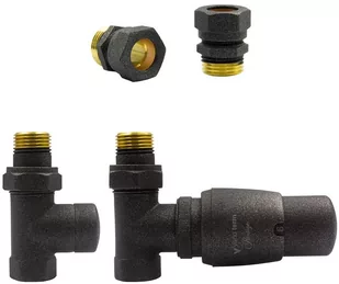 Varioterm Zawory termostatyczne ROYAL proste ze złączką PEX/CU - ciemny grafit str miedziana - CU 15 mm ROGS0215CFP(Cu) - Zawory i kraniki - miniaturka - grafika 1