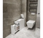 Szafki łazienkowe - Szafka łazienkowa CALENCIA 60x55 cm biała - miniaturka - grafika 1