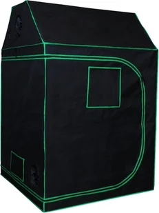 Mucola Szklarnia Namiot Roślinny Growbox Namiot Hodowlany Namiot Ciemnia Zimna Rama Czarny Zielony - 120x120x180cm - Szklarnie ogrodowe - miniaturka - grafika 1