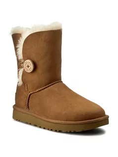 Śniegowce damskie - Ugg Buty W Bailey Button II 1016226 Brązowy - grafika 1