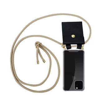 Łańcuszek Pokrowiec Do Apple iPhone 11 PRO MAX w BŁYSZCZĄCY BRĄZ Etui Obudowa Case Cover Ochronny Cadorabo - Etui i futerały do telefonów - miniaturka - grafika 1
