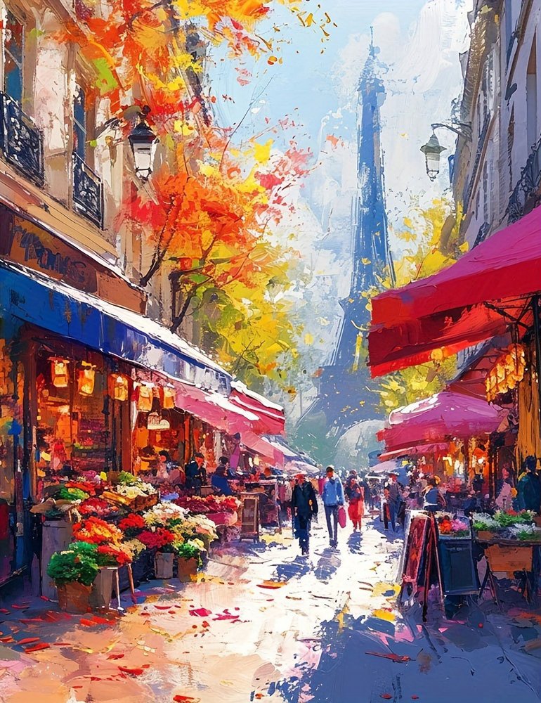 Mozaika diamentowa paryż 2