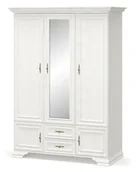 Szafy - Biała Duża Szafa Z Lustrem W6-C54 - miniaturka - grafika 1