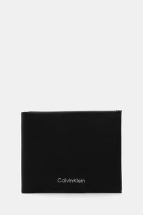 Calvin Klein portfel skórzany męski kolor czarny LV04D1043G - Portfele - miniaturka - grafika 1