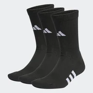 Skarpetki męskie - Skarpety za kostkę ADIDAS PRF CUSH CREW3P IC9521 – Czarny - miniaturka - grafika 1