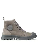 Botki damskie - Palladium Trapery Pampa Hi Zip Wl 95982-055-M Szary - miniaturka - grafika 1