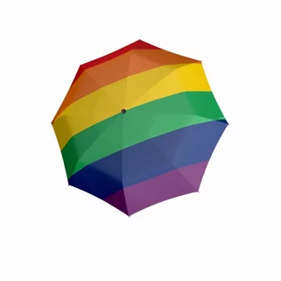 Parasole - Parasol damski składany Doppler Art Collection Pride Rainbow - grafika 1