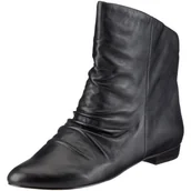 Kozaki damskie - Buffalo London 408-14702 TEVER LEATHER BLACK 01 105053 damskie kozaki, czarny - Czarny Czarny 01-42 EU - miniaturka - grafika 1