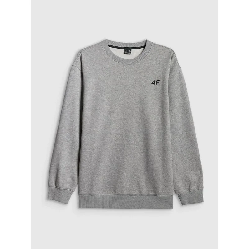 Męski sweter bez kaptura 4F, szary M