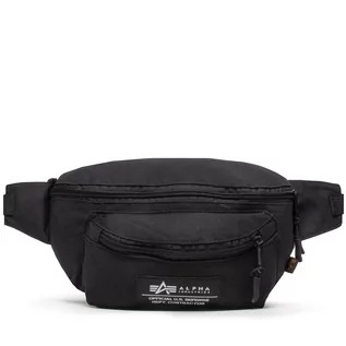 Torby męskie - Alpha Industries Saszetka nerka Big Alpha Waist Bag 126909 Black 03 - grafika 1