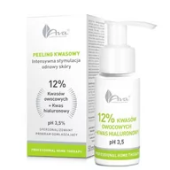 Peelingi i scruby do twarzy - Ava HYDRO LASER PHT Peeling Kwasowy 12% kwasów owocowych + kwas hialuronowy, 50ml - miniaturka - grafika 1