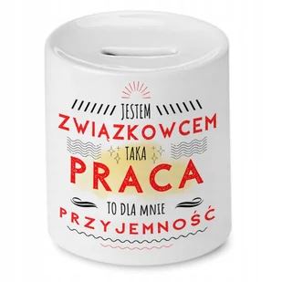 Skarbonka Dla Związkowca na Urodziny na Prezent z Nadrukiem ze Zdjęciem + Opakowanie na prezent (wzór 02) - Skarbonki Skarbonka Dla Związkowca na Urodziny na Prezent z Nadrukiem ze Zdjęciem + Opakowanie na prezent (wzór 02) - Skarbonki - miniaturka - grafika 1