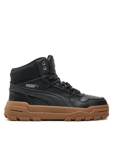 Puma Sneakersy Rebound Abrupt Jr 398874 02 Czarny - Buty dla chłopców - miniaturka - grafika 1