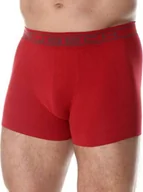 Majtki męskie - Brubeck BX00501A Bokserki męskie classic COMFORT COTTON ciemnoczerwony XL - miniaturka - grafika 1