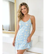 Piżamy damskie - Donna Koszula nocna Margaret L Niebieski - miniaturka - grafika 1