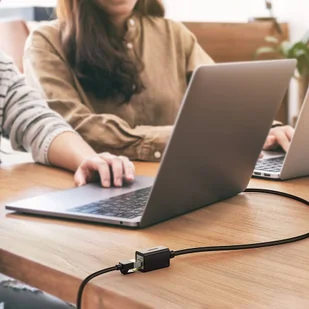 Ugreen przedłużacz kabel internetowy Ethernet RJ45 Cat 7 10000 Mbps / 10 Gbps 2 m czarny (NW148) - Kable USB - miniaturka - grafika 9