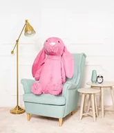 Maskotki i pluszaki - DUŻY MIŚ PLUSZOWY KRÓLIK FIGO PRZYTULANKA MASKOTKA 120cm RÓŻANY - miniaturka - grafika 1