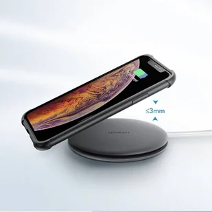 Ugreen bezprzewodowa ładowarka Qi 10 W do telefonu słuchawek + kabel USB szary (60278) - Kable USB - miniaturka - grafika 7