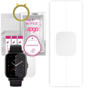 1x Folia hydrożelowa do Amazfit GTS 2e - apgo Smartwatch Hydrogel Protection Ochrona na ekran smartwatcha - Akcesoria do smartwatchy - miniaturka - grafika 1