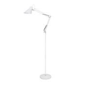 Lampy stojące - Italux Richard ML-HN3030 WH+S.NICK Lampa podłogowa Oprawa stojąca 1x40W biały nikiel - miniaturka - grafika 1