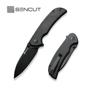 Noże - Nóż składany Sencut Borzam Black Canvas Micarta, Black 9Cr18MoV (S23077-3) - miniaturka - grafika 1