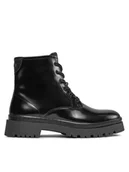 Botki damskie - Gant Trapery Aligrey Mid Boot 27541323 Czarny - miniaturka - grafika 1
