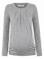 Bluzki damskie - Damska bluzka do karmienia szara Bellybutton Maternity, r.S - miniaturka - grafika 1