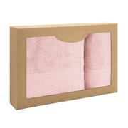 Ręczniki - Zestaw 2 ręczników Solano Róż Kwarcowy 50x90+70x140 Darymex - miniaturka - grafika 1