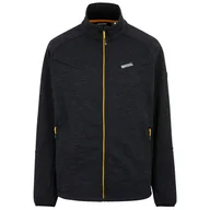 Bluzy sportowe męskie - Męska bluza Regatta Rivake Rozmiar: S / Kolor: czarny/pomarańczowy - miniaturka - grafika 1